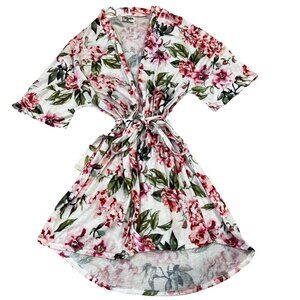 Show Me Your Mumu Women's Floral Rose Print Robe One Size OS